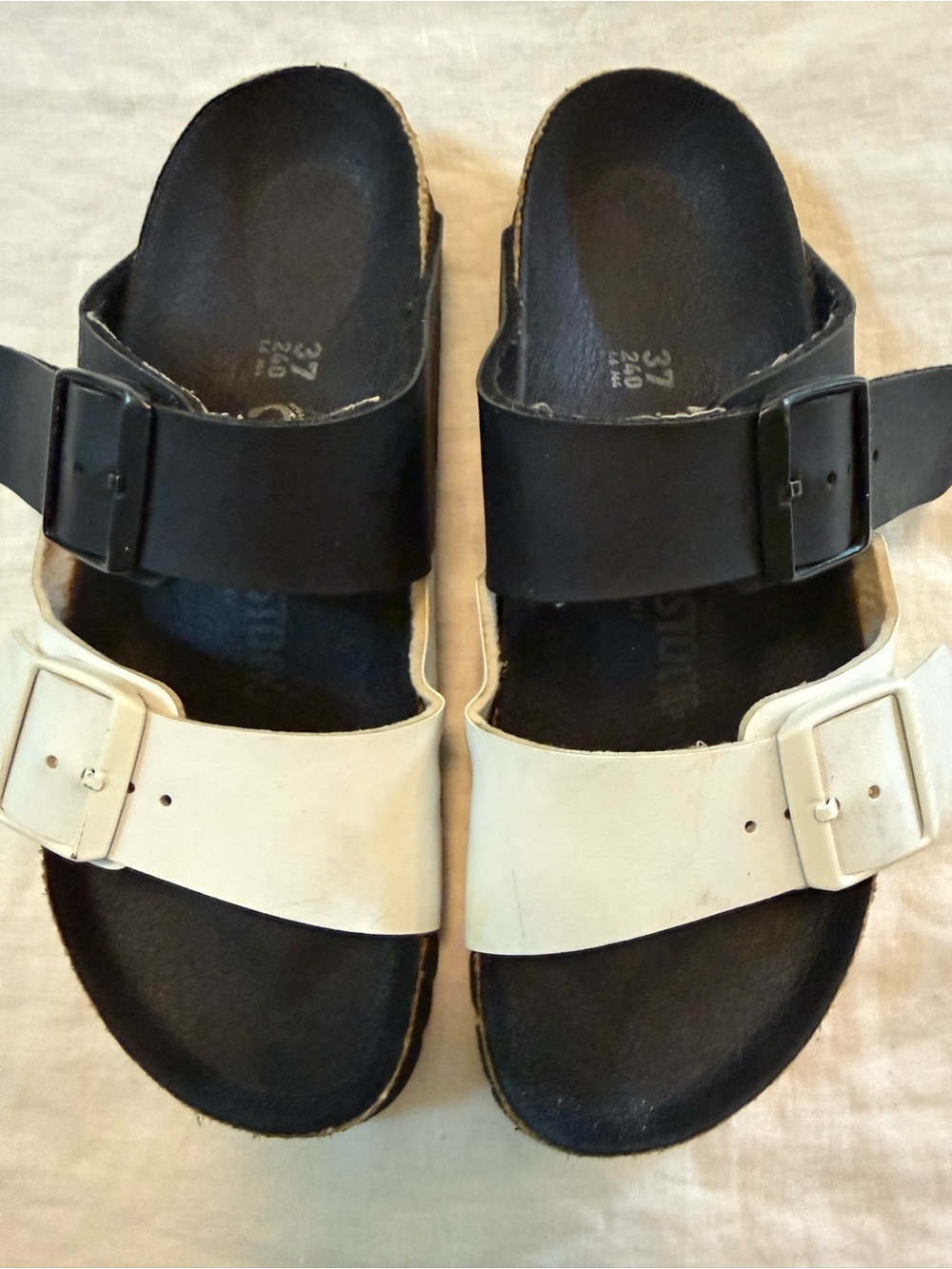 Birkenstock Arizona Black & White
